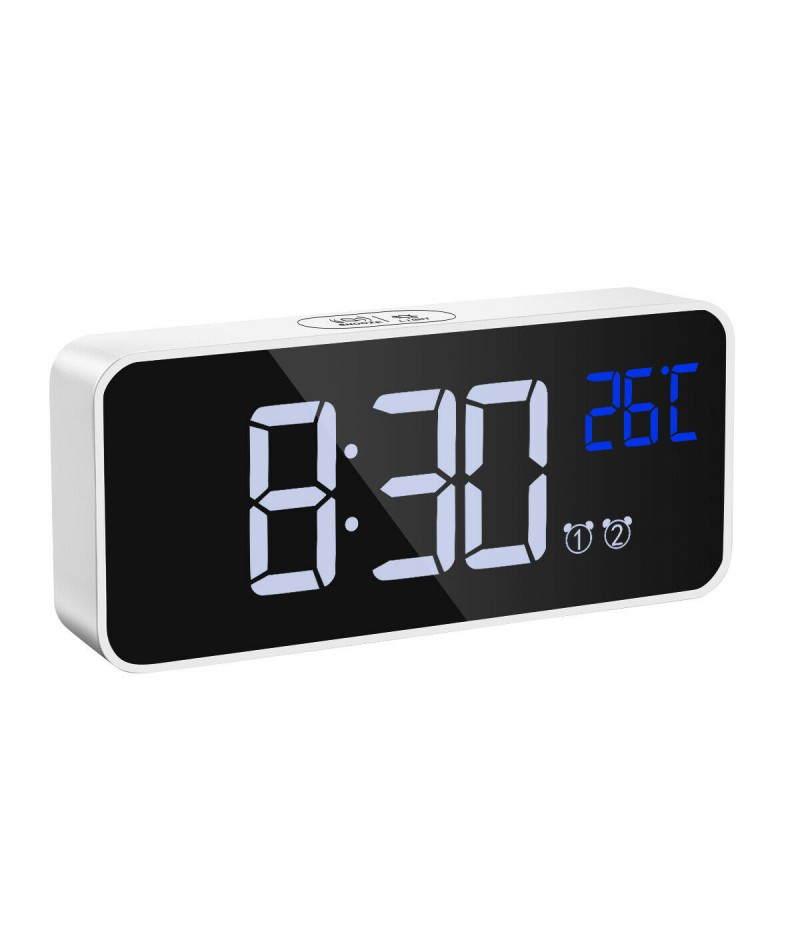 Alarm Clock USB Night Light Thermometer Digital LED Display Table Children Gifts