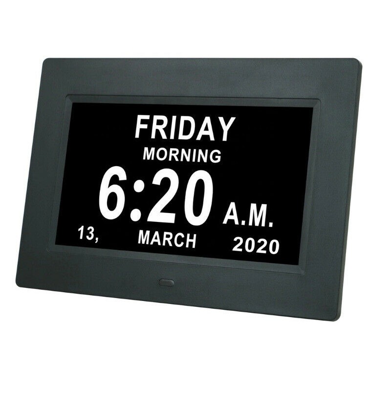 7 "Inch Digital Clock Calendar with Date Day Reminder 12H 24H 2 Modes 1024x600 7 "Inch Digital Clock Calendar with Date Day Reminder 12H 24H 2 Modes 1024x600