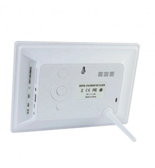 7 "Inch Digital Clock Calendar with Date Day Reminder 12H 24H 2 Modes 1024x600