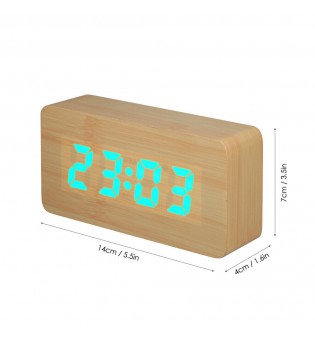 USB/ Operated Digital 115-Color RGB Alarm Clock M2K6