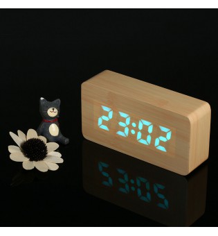 USB/ Operated Digital 115-Color RGB Alarm Clock M2K6
