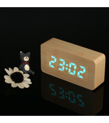 USB/ Operated Digital 115-Color RGB Alarm Clock M2K6