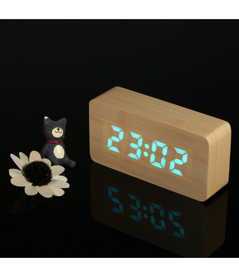 USB/ Operated Digital 115-Color RGB Alarm Clock M2K6
