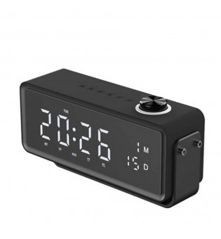 Wireless Bluetooth Speaker FM Radio Digital LED Display Alarm Timer