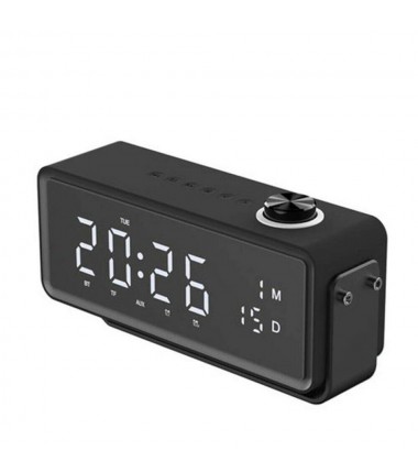 Wireless Bluetooth Speaker FM Radio Digital LED Display Alarm Timer