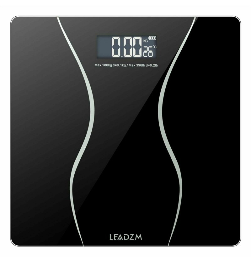 Bathroom Digital Body Weight Scale LCD Display Max 397lb/180kg Bathroom Digital Body Weight Scale LCD Display Max 397lb/180kg