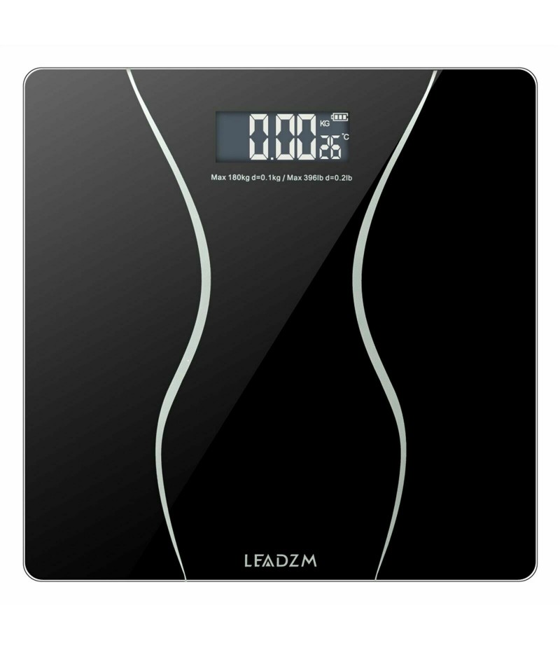 Bathroom Digital Body Weight Scale LCD Display Max 397lb/180kg