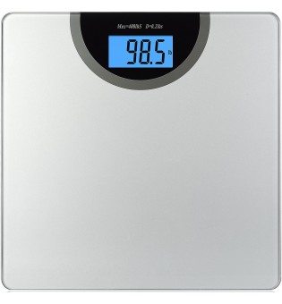 Digital Body Weight Bathroom Scale with Step-On Technology and Backlight Display
