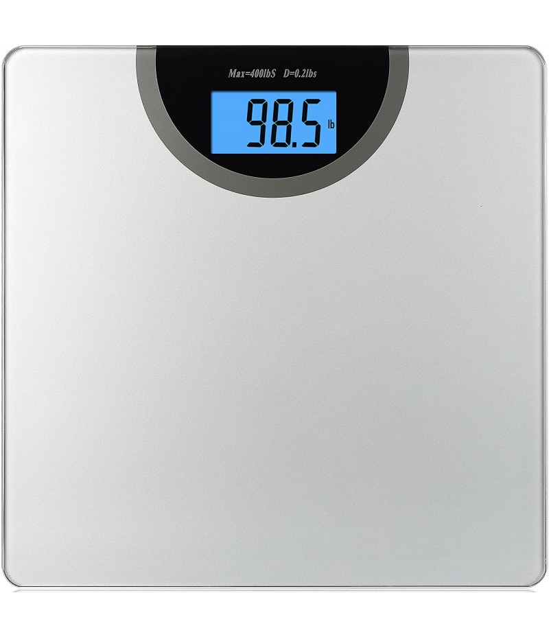 Digital Body Weight Bathroom Scale with Step-On Technology and Backlight Display