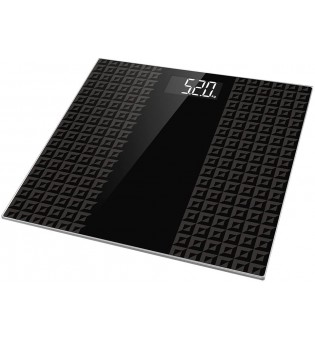 Electronic Bathroom Scale with Tempered Glass Balance Platform, Large Easy Read LCD Display