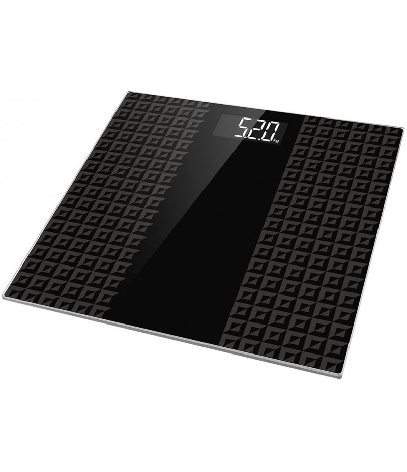 Electronic Bathroom Scale with Tempered Glass Balance Platform, Large Easy Read LCD Display