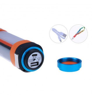 LED Waterproof Flash Light Lamp Power SOS Emergency Flashlight Phone Charger