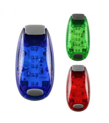 Reflective Clip Running Lamp 5 LED Bicycle Safety MTB LED Light Bike Accessories