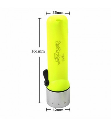 Diver Hot Sale Camping Waterproof Flashlight Water Diving Torch