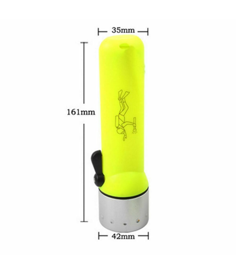 Diver Hot Sale Camping Waterproof Flashlight Water Diving Torch