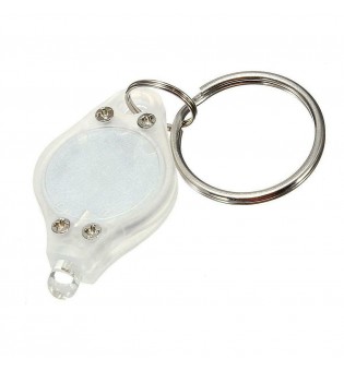 Flashlight Keychain Mini LED White Light Torch