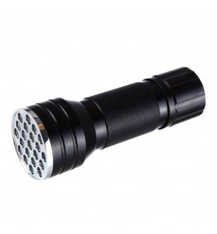 21 LED UV Torch 395nm Ultraviolet Flashlight Black light Pet Stain Detector