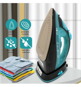 Steam Iron Household Tool Cordless Wireless Portable Clothes Ironing Steamer