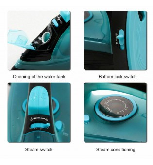 Steam Iron Household Tool Cordless Wireless Portable Clothes Ironing Steamer