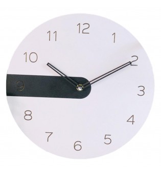 12inch Wall Clock Non-Ticking Arabic Numeral Classic Horloge for Decoration