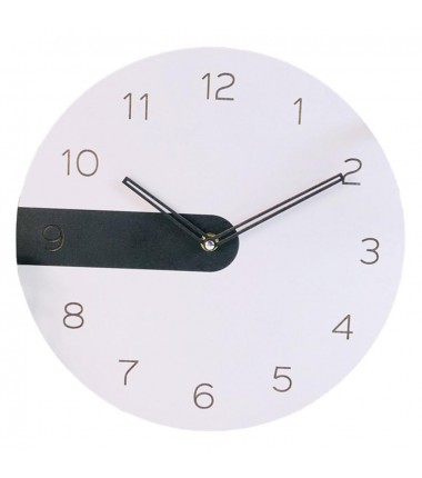 12inch Wall Clock Non-Ticking Arabic Numeral Classic Horloge for Decoration