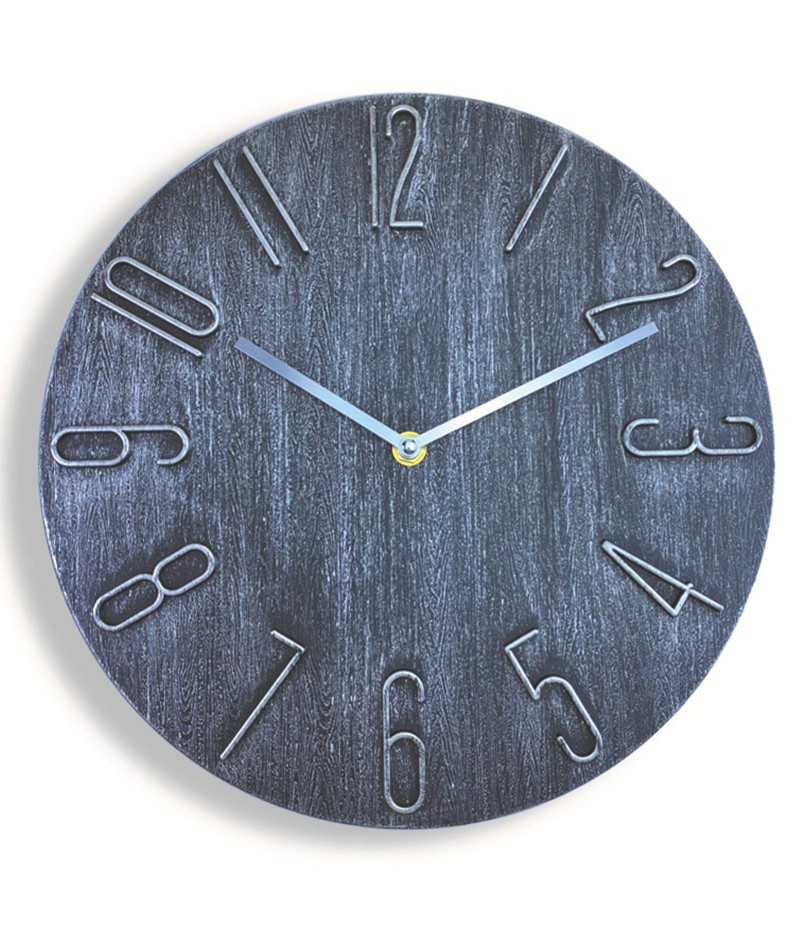 Simple Wall Clock Decorative Round Clock for Kitchen Office Living Room