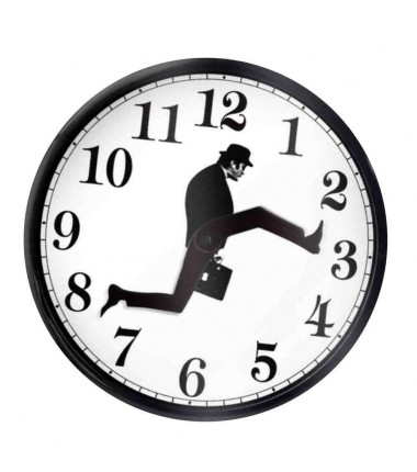 Wall Clock Comedy Inspired Wall Clock Novelty Creative for home office