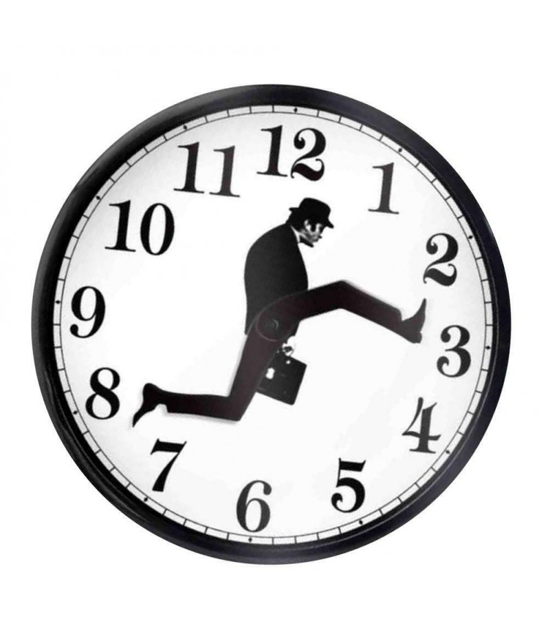 Wall Clock Comedy Inspired Wall Clock Novelty Creative for home office