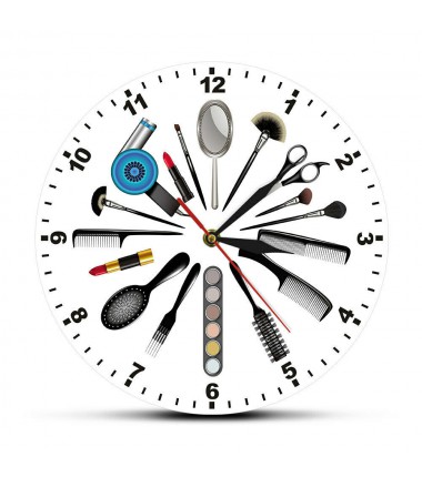 Beauty tools series Creative Clock Home Office Silent Modern Art Wall Clock