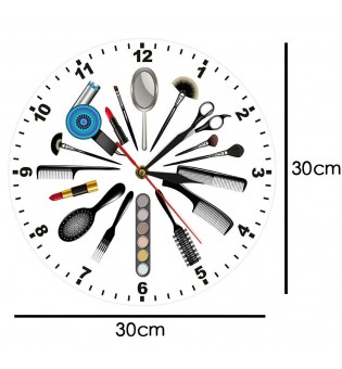 Beauty tools series Creative Clock Home Office Silent Modern Art Wall Clock