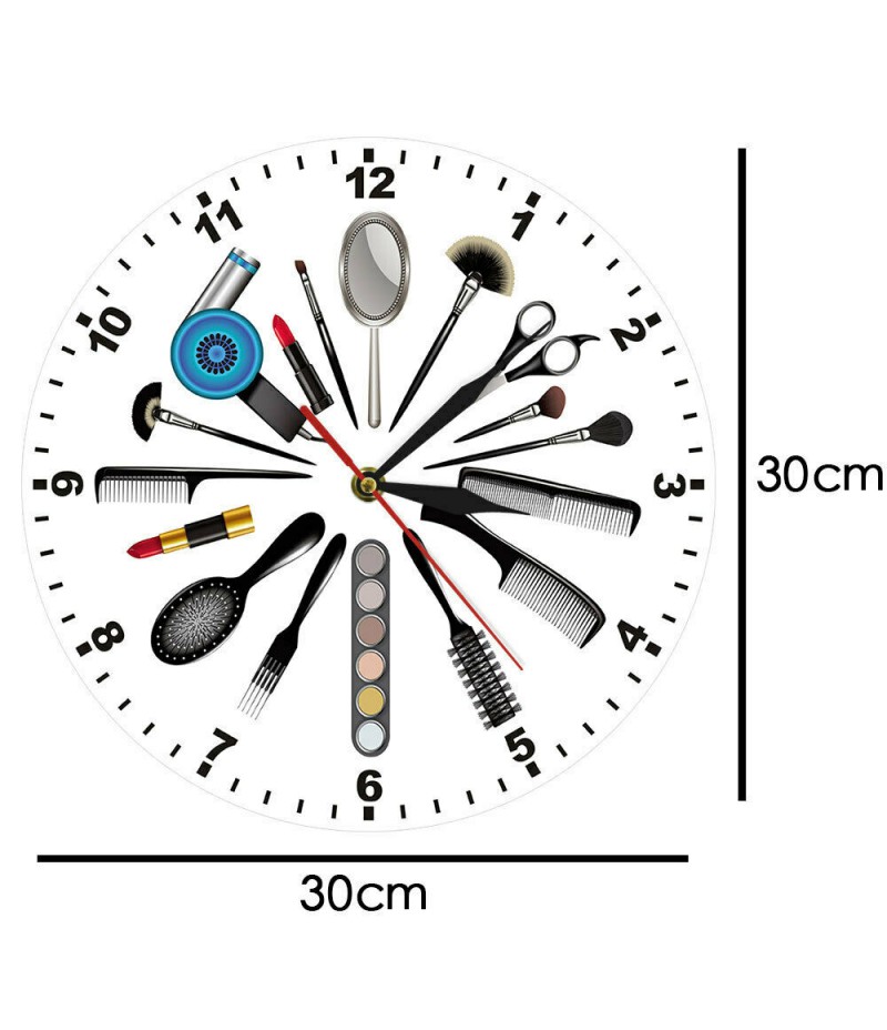 Beauty tools series Creative Clock Home Office Silent Modern Art Wall Clock