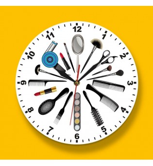 Beauty tools series Creative Clock Home Office Silent Modern Art Wall Clock Beauty tools series Creative Clock Home Office Silent Modern Art Wall Clock