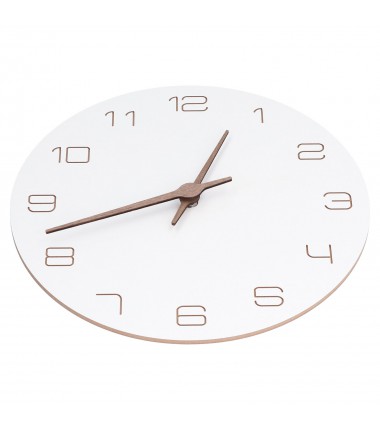 Concise Wall Clock Stable Arabic Numeral Wall Clock Accurate Wooden Lightweight