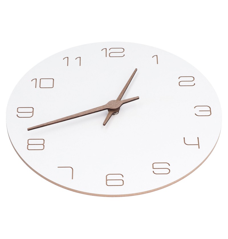 Concise Wall Clock Stable Arabic Numeral Wall Clock Accurate Wooden Lightweight Concise Wall Clock Stable Arabic Numeral Wall Clock Accurate Wooden Lightweight