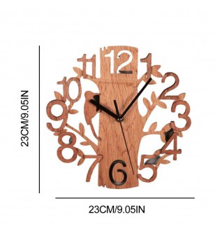 Wall Clock Tree-Shape Silent Non-Ticking Clock for Home Office Decoration Wall Clock Tree-Shape Silent Non-Ticking Clock for Home Office Decoration