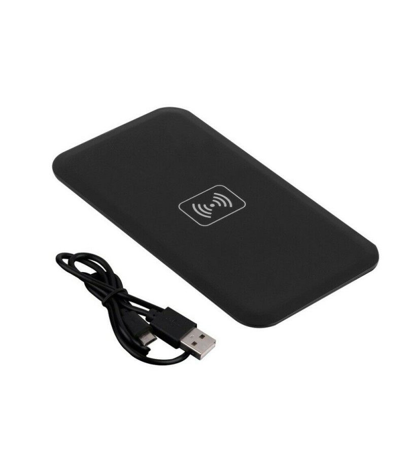 new Black Qi Wireless Fast Charger Charging Pad