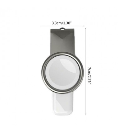 White USB Portable Magnetic Wireless Charger