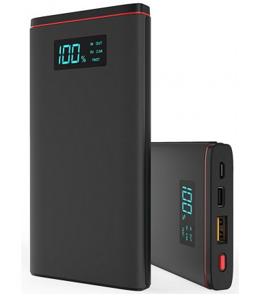 12000 MAH Charge Rapid Portable Power Bank Avec LED