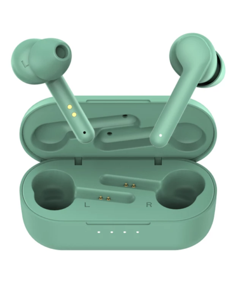 Noise Cancelling Waterproof Bluetooth 5.0 Earbuds Headphone Wireless Headset Lot (Green)