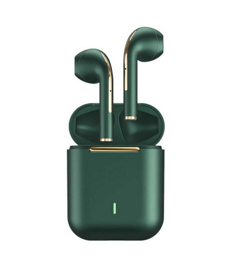 Bluetooth Earbuds for iPhone/Samsung Android Wireless Earphone Noise Cancelling (Green)