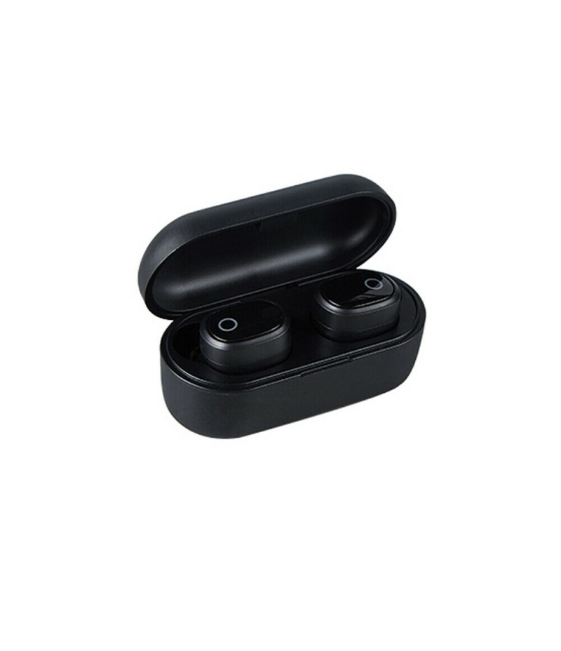 Bluetooth 5.0 Wireless Earbud Headphone Headset Noise Cancelling Waterproof (Black)
