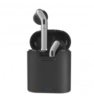 Bluetooth 5.0 Earbuds Headphones Wireless Noise Cancelling In-Ear Waterproof New (Black)