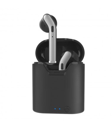 Bluetooth 5.0 Earbuds Headphones Wireless Noise Cancelling In-Ear Waterproof New (Black)
