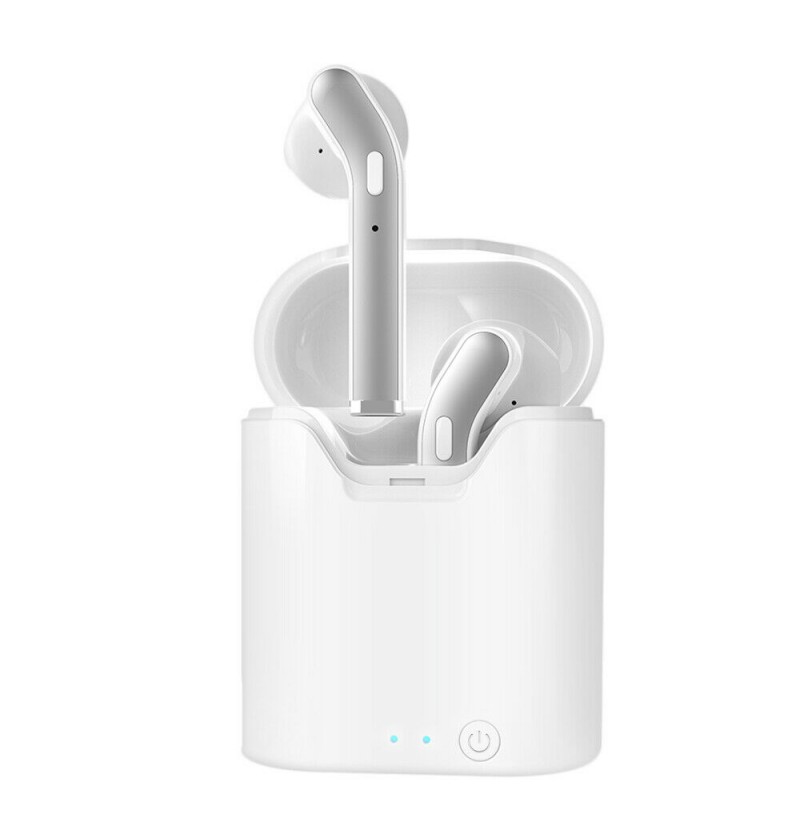 Bluetooth 5.0 Earbuds Headphones Wireless Noise Cancelling In-Ear Waterproof New (White) Bluetooth 5.0 Earbuds Headphones Wireless Noise Cancelling In-Ear Waterproof New (White)