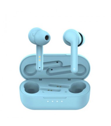 Noise Cancelling Waterproof Bluetooth 5.0 Earbuds Headphone Wireless Headset Lot (Light Blue)