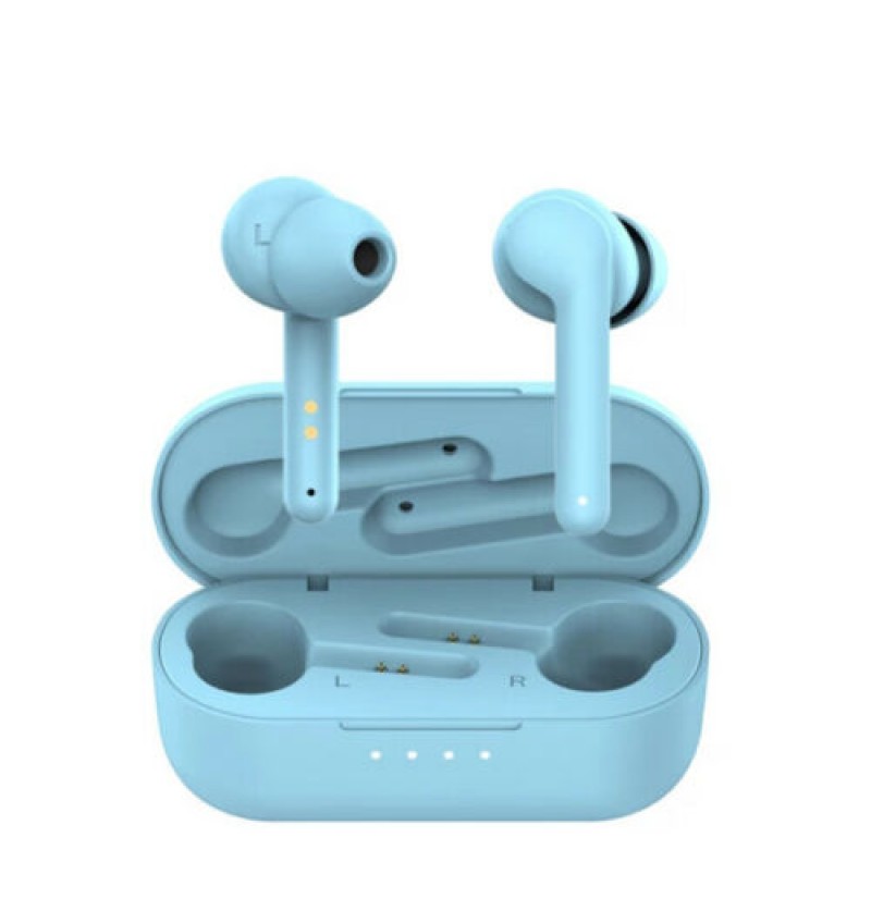 Noise Cancelling Waterproof Bluetooth 5.0 Earbuds Headphone Wireless Headset Lot (Light Blue) Noise Cancelling Waterproof Bluetooth 5.0 Earbuds Headphone Wireless Headset Lot (Light Blue)