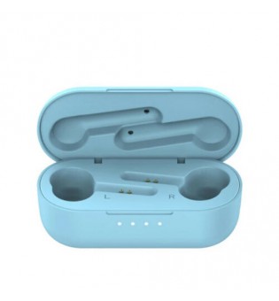 Noise Cancelling Waterproof Bluetooth 5.0 Earbuds Headphone Wireless Headset Lot (Light Blue)