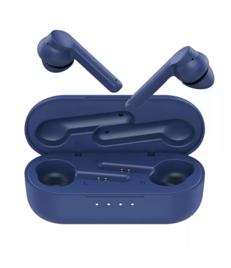 Noise Cancelling Waterproof Bluetooth 5.0 Earbuds Headphone Wireless Headset Lot (Navy Blue)