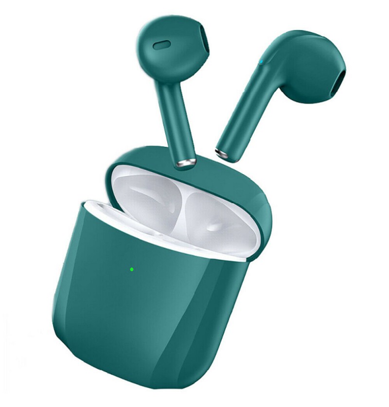 Bluetooth Earbuds for iPhone/Samsung Android Wireless Earphone Noise Cancelling (Navy Green) Bluetooth Earbuds for iPhone/Samsung Android Wireless Earphone Noise Cancelling (Navy Green)