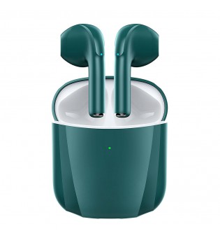 Bluetooth Earbuds for iPhone/Samsung Android Wireless Earphone Noise Cancelling (Navy Green)